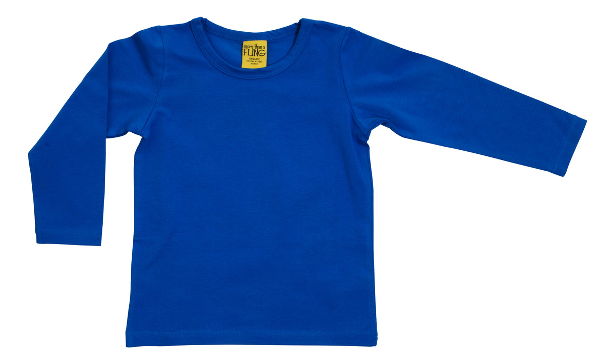 Uni Langarm-Shirt in Blau von More than a fling (DUNS)
