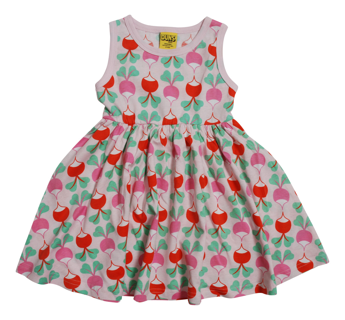 Sommerkleid mit Radiesli auf Rosa von DUNS