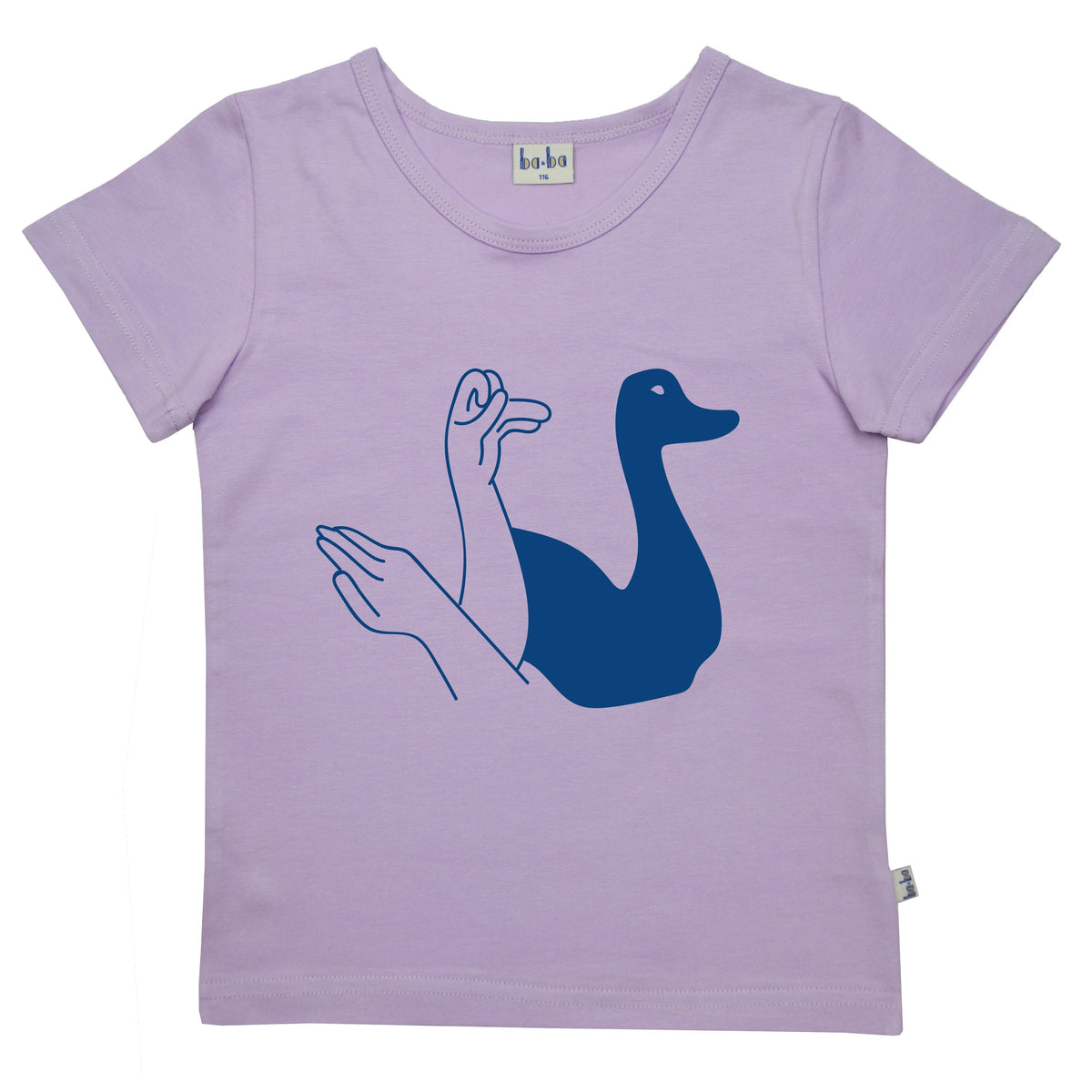 T-shirt mit Schattenschwan von Baba