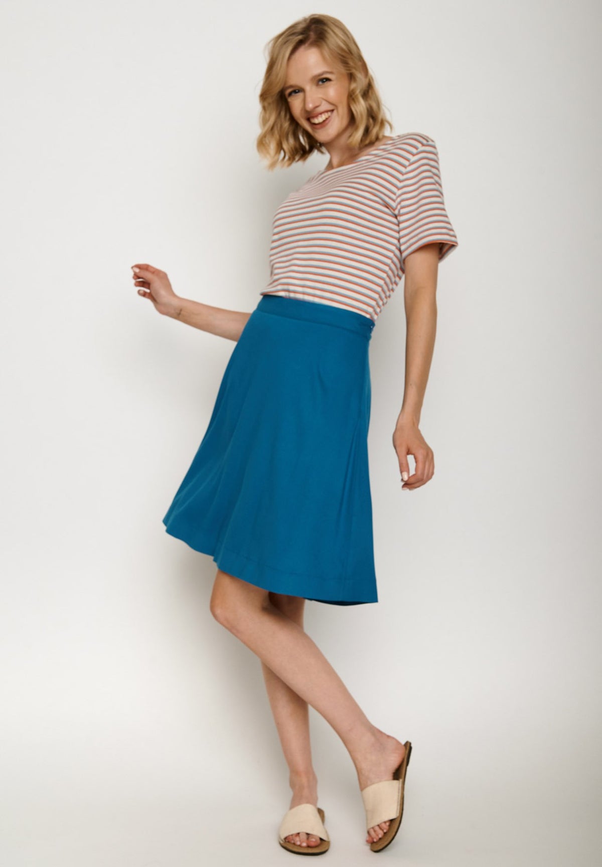 SALE: Jupe in Pardiesblau von Greenbomb