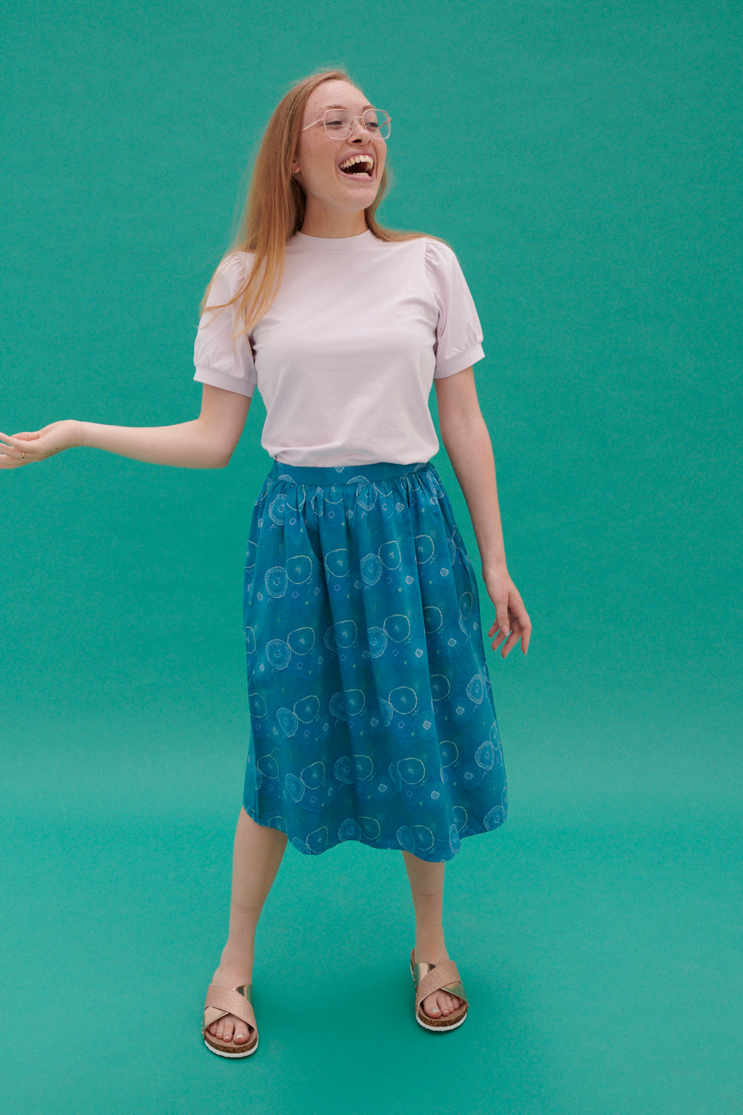SALE: Uni-Jupe Satin in Lavendel von Lily Balou