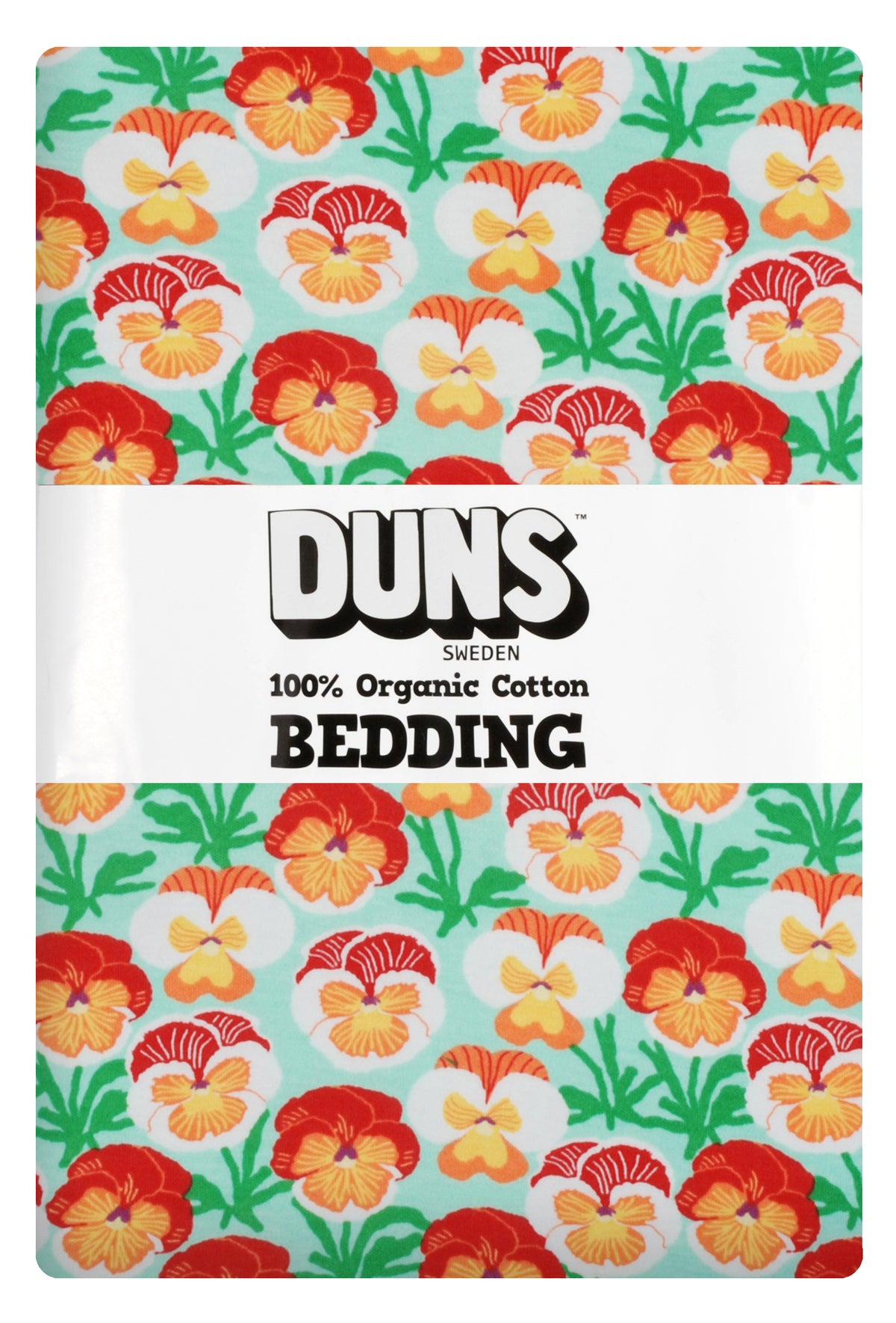 Bettwäsche mit Veilchen auf Mint von DUNS