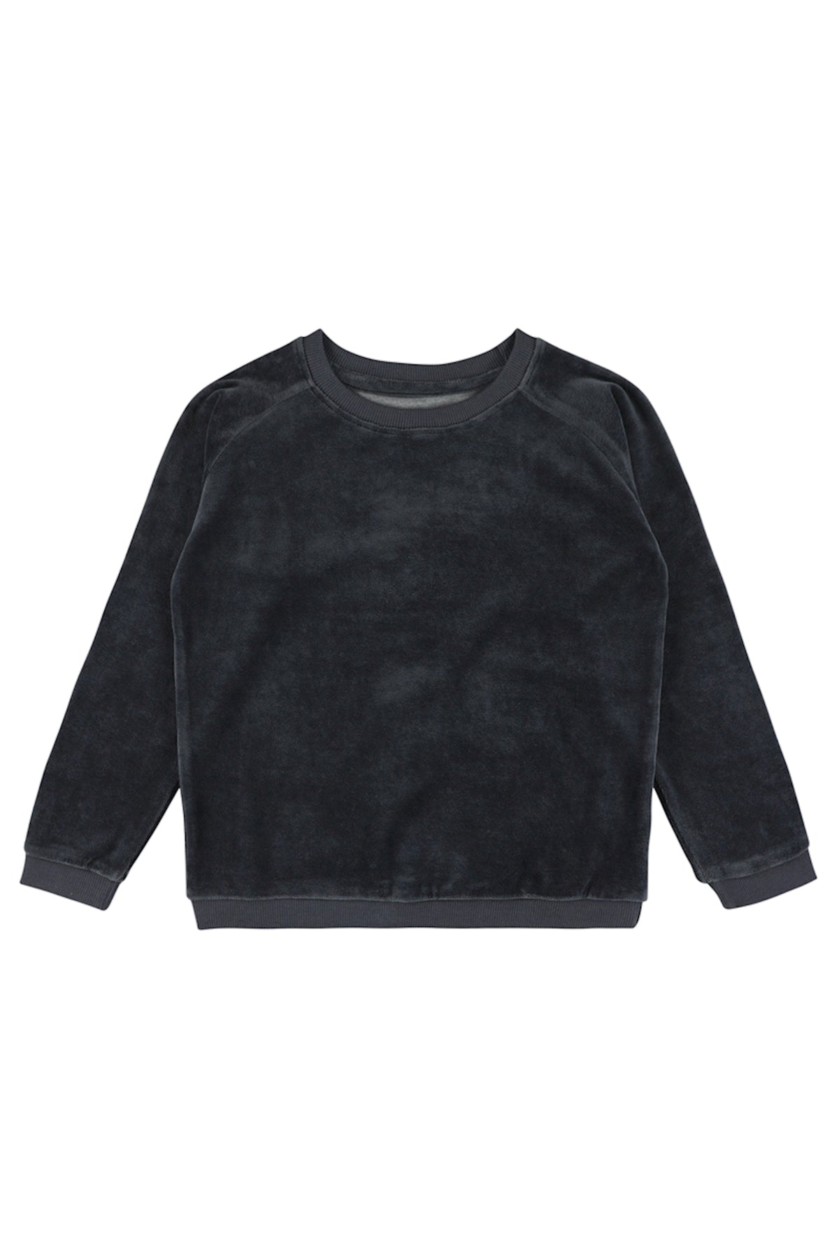 Velours Pulli in Ombre Blue
