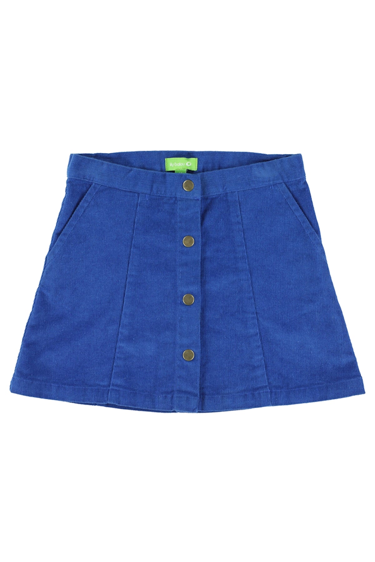 SALE: Cord-Jupe in Meerblau von Lily Balou