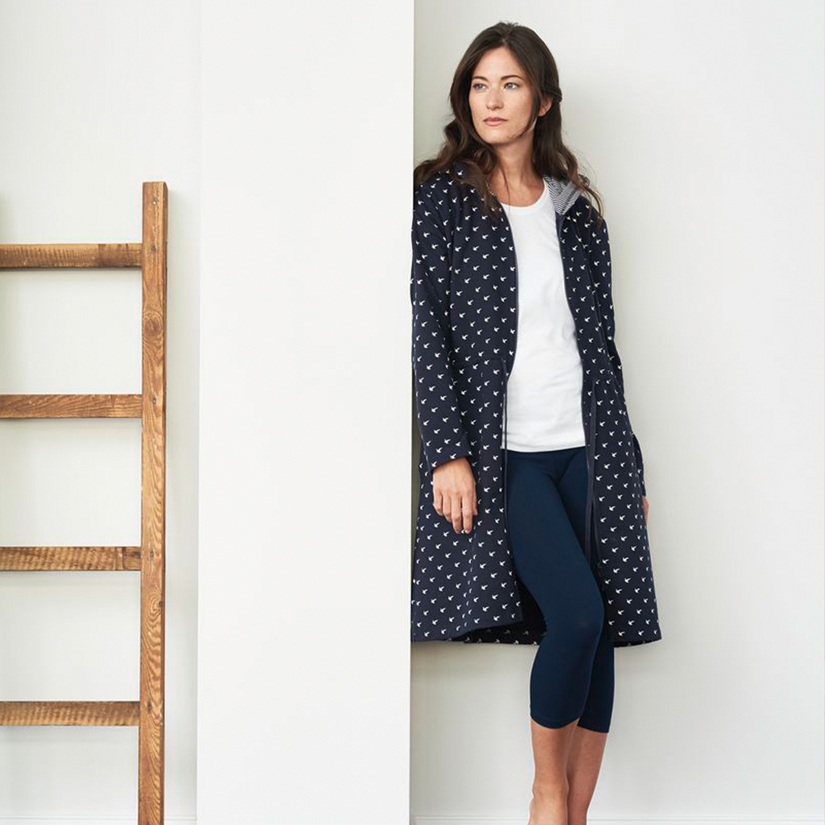3/4 Leggings in Navy von Living Craft