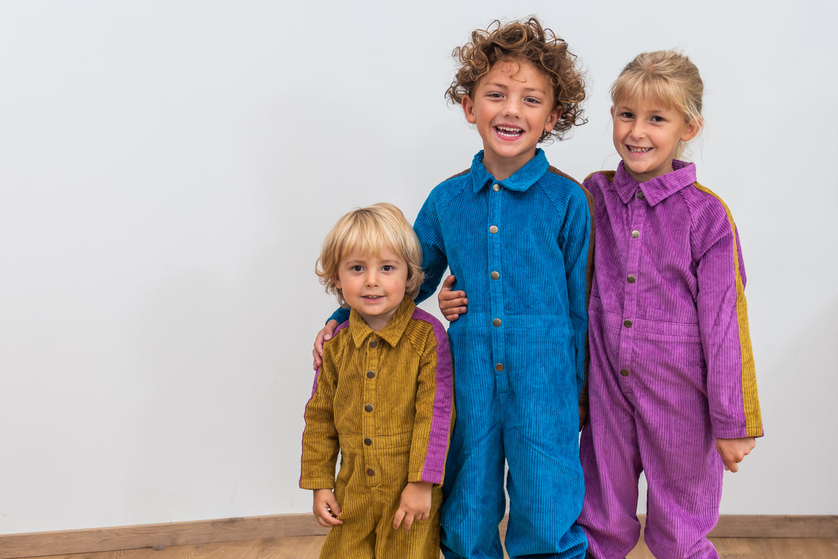 SALE: Cord-Overall Stay Wild in Mykonos Blue von Lily Balou