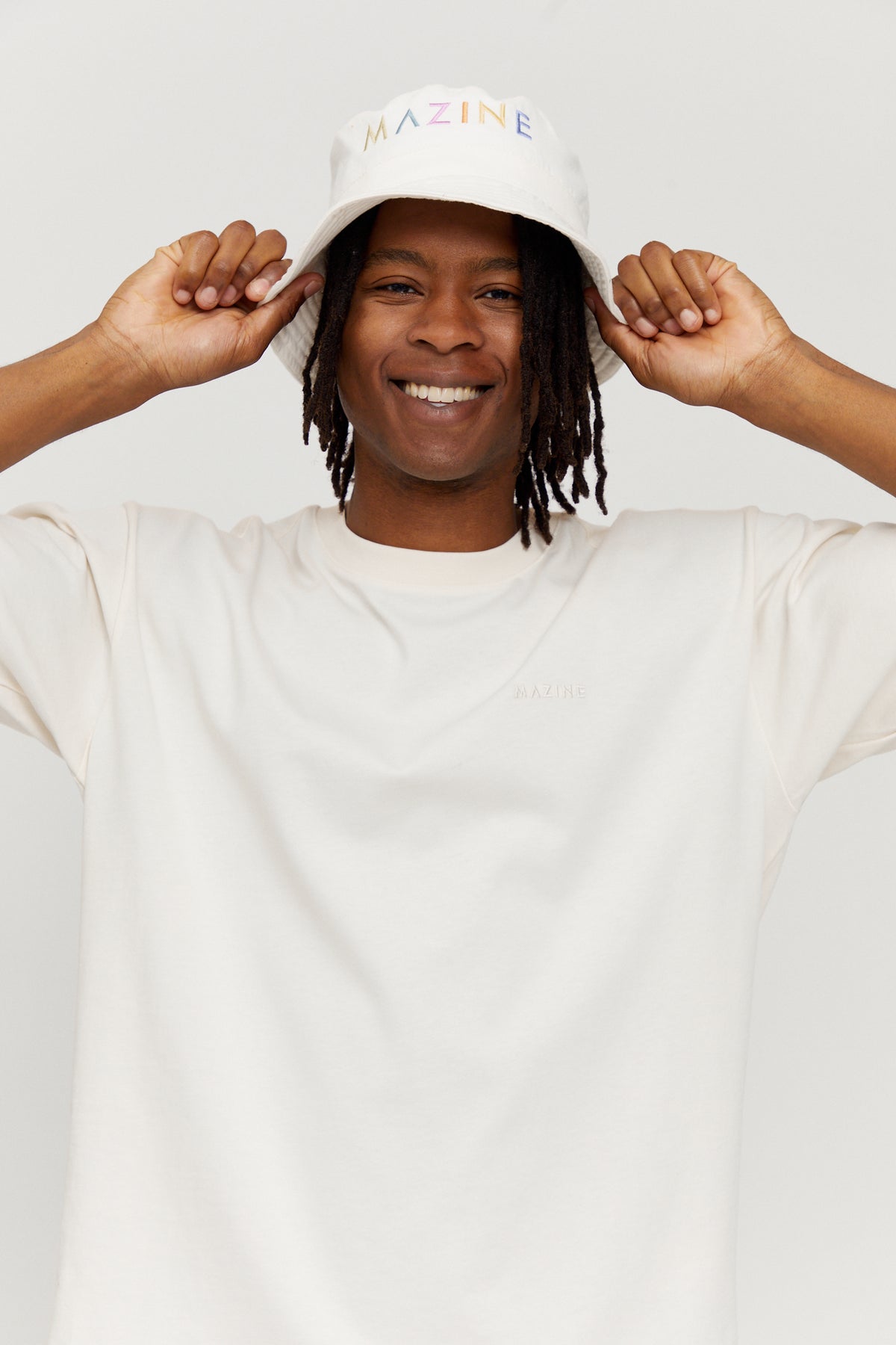 T-shirt in Offwhite von Mazine