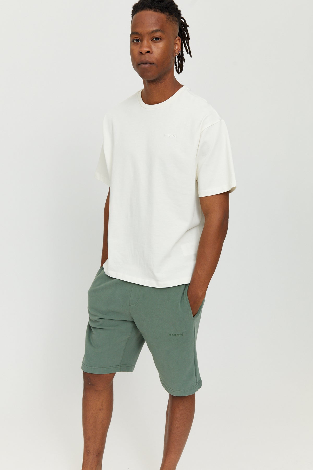 Sweat-Shorts in Jade von Mazine