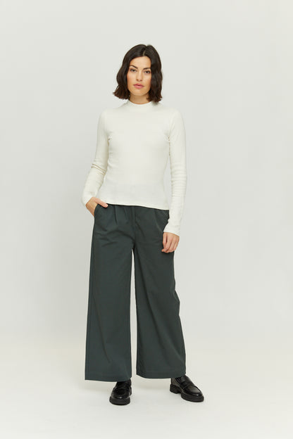Turtleneck-Shirt in Offwhite von Mazine