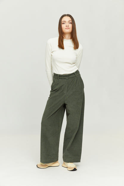 Turtleneck-Shirt in Offwhite von Mazine