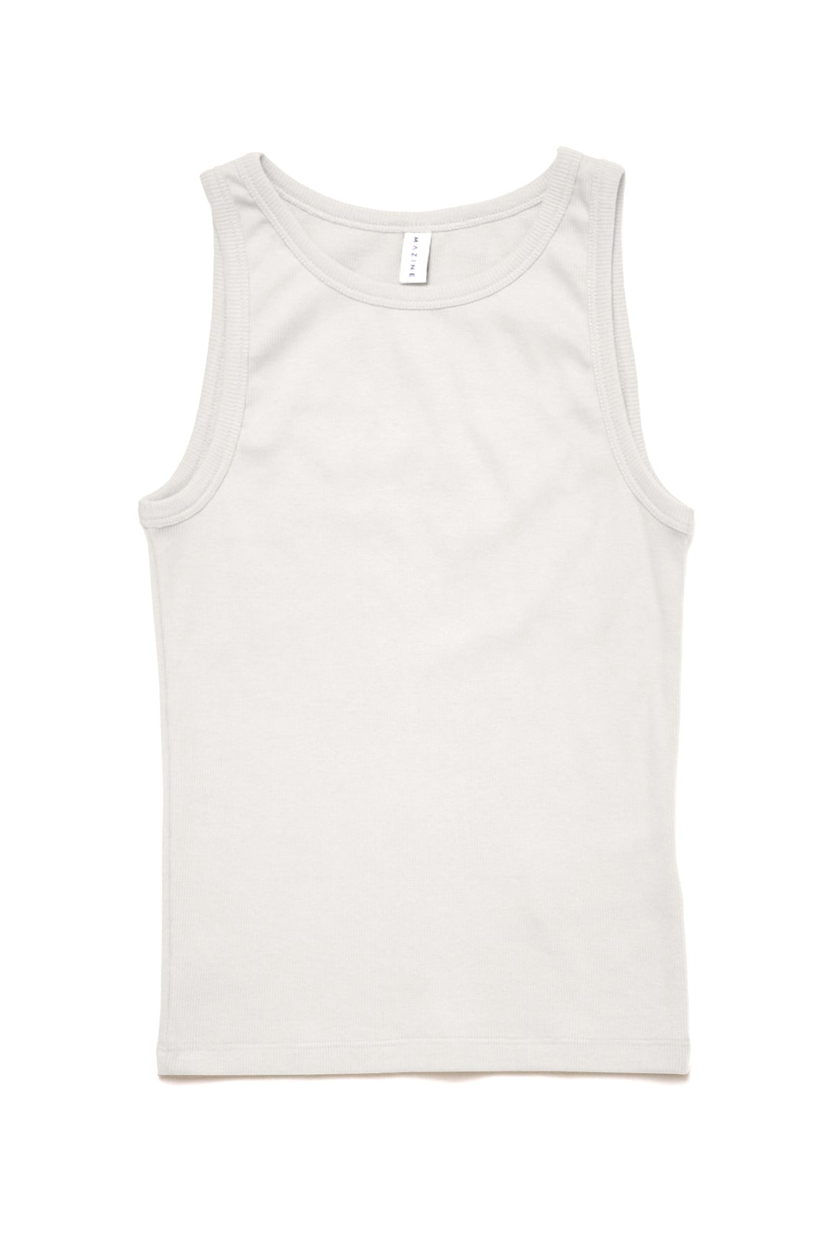 Ribbed Tank Top in offwhite von Mazine