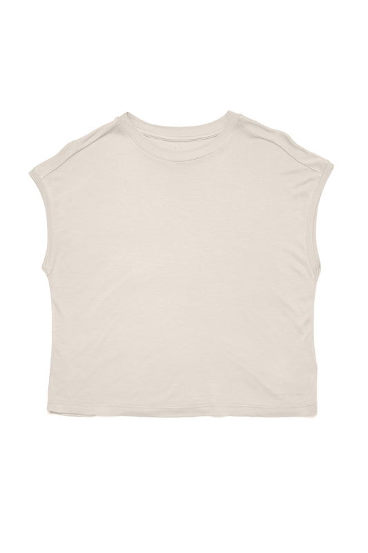 T-shirt aus Ecovero in Moon von Mazine