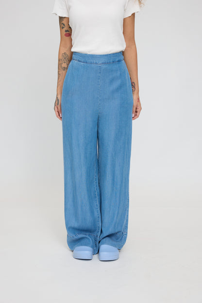 Denim Sommerhose dark blue von Mazine