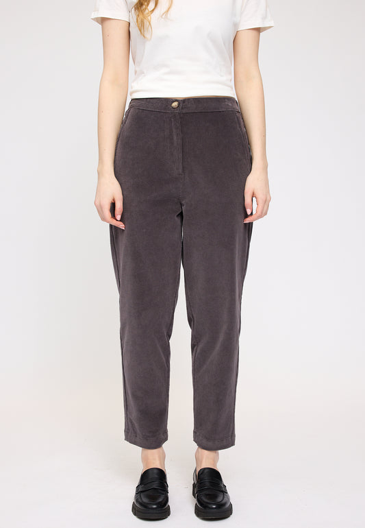 Cordhose in Braun von Mazine
