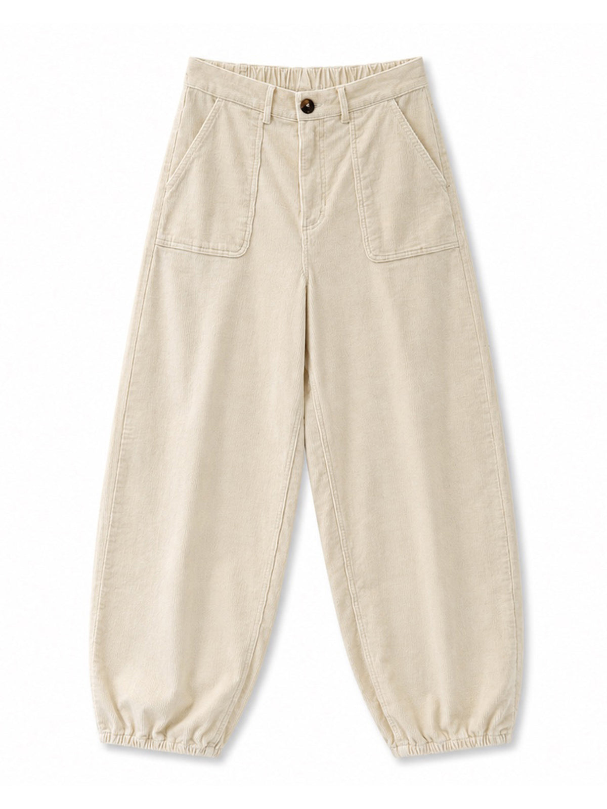 Cordhose Relaxed in Tofu von Mazine