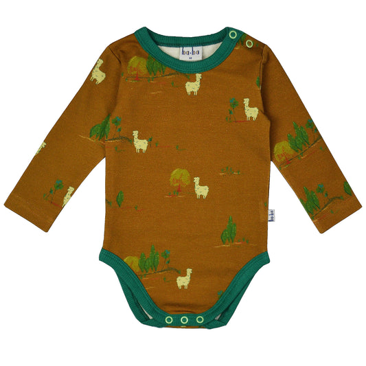 Langarm-Body mit Alpaca von Baba