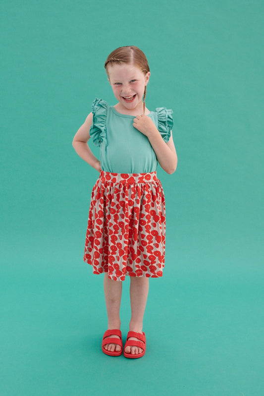 SALE: Jupe mit Mohnblumen von Lily Balou