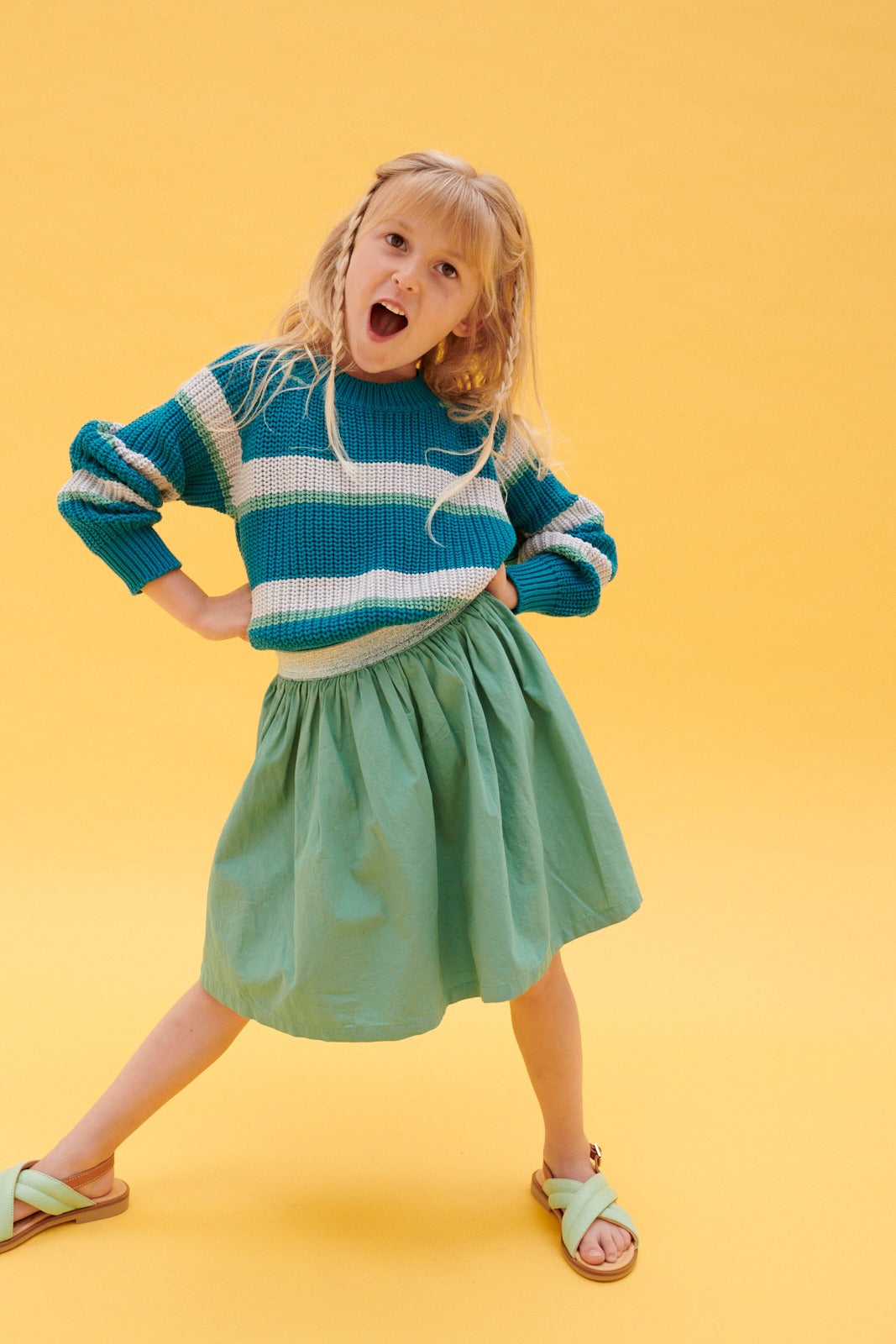 SALE: Pulli gestrickt in Ozean gestreift von Lily Balou