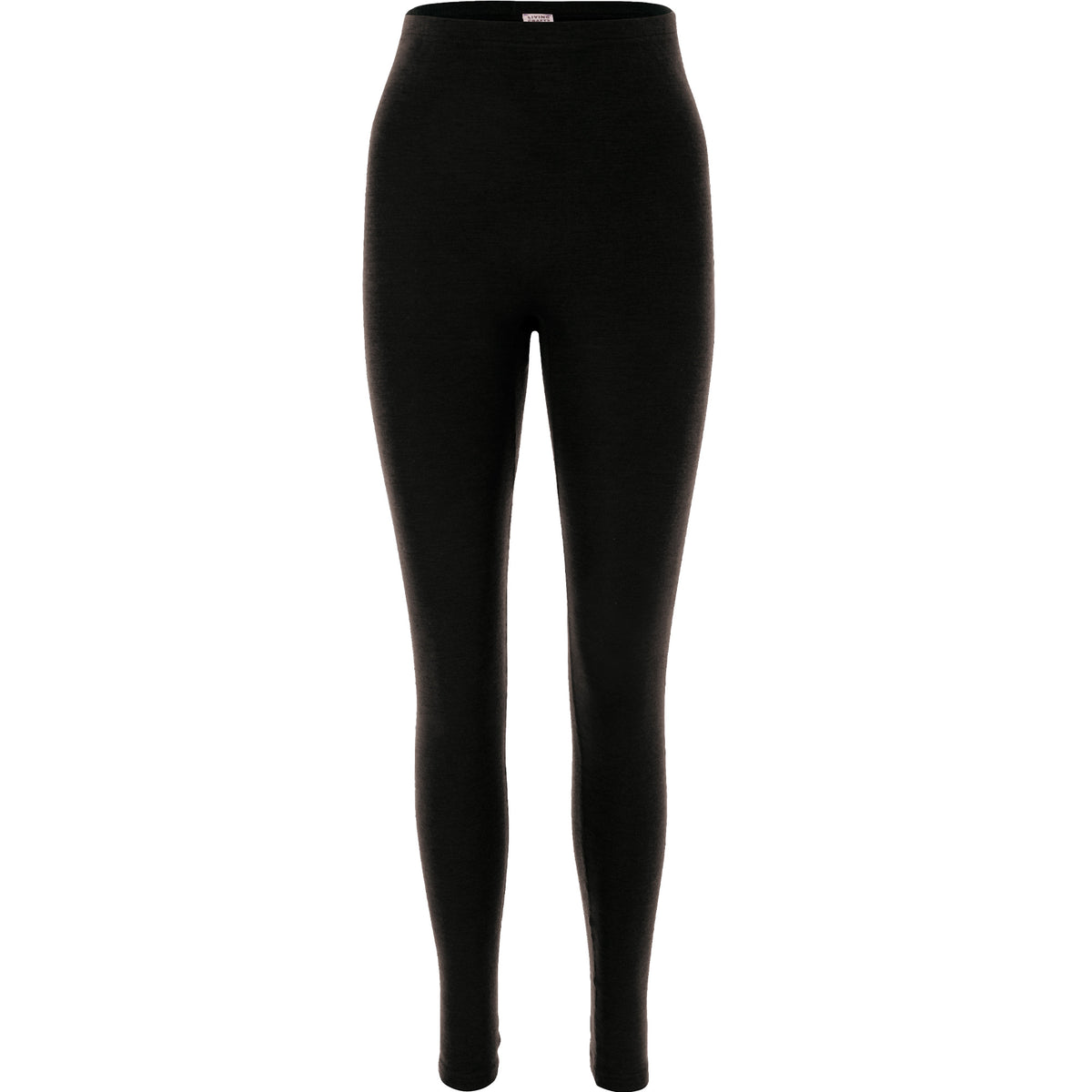 Leggings Damen Wolle/Seide in Schwarz
