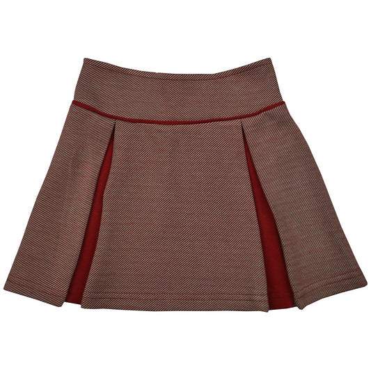 SALE: Falten-Jupe Jacquard diagonal gestreift von Baba