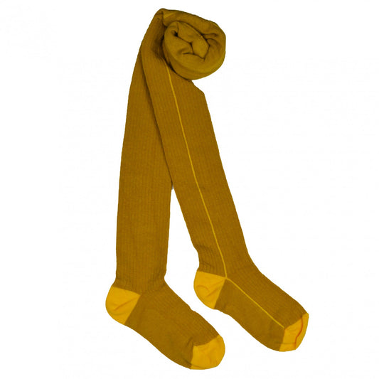 Strumpfhose mit gelbem Strich von Baba