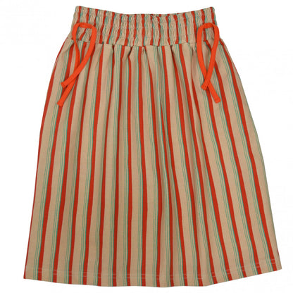 SALE -40%:  Langer Jacquard-Jupe mit Streifen von Baba
