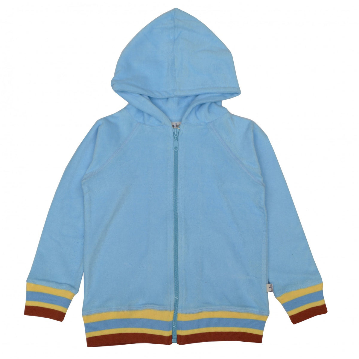 SALE: Kapuzenjacke Frottée in Hellblau von Baba