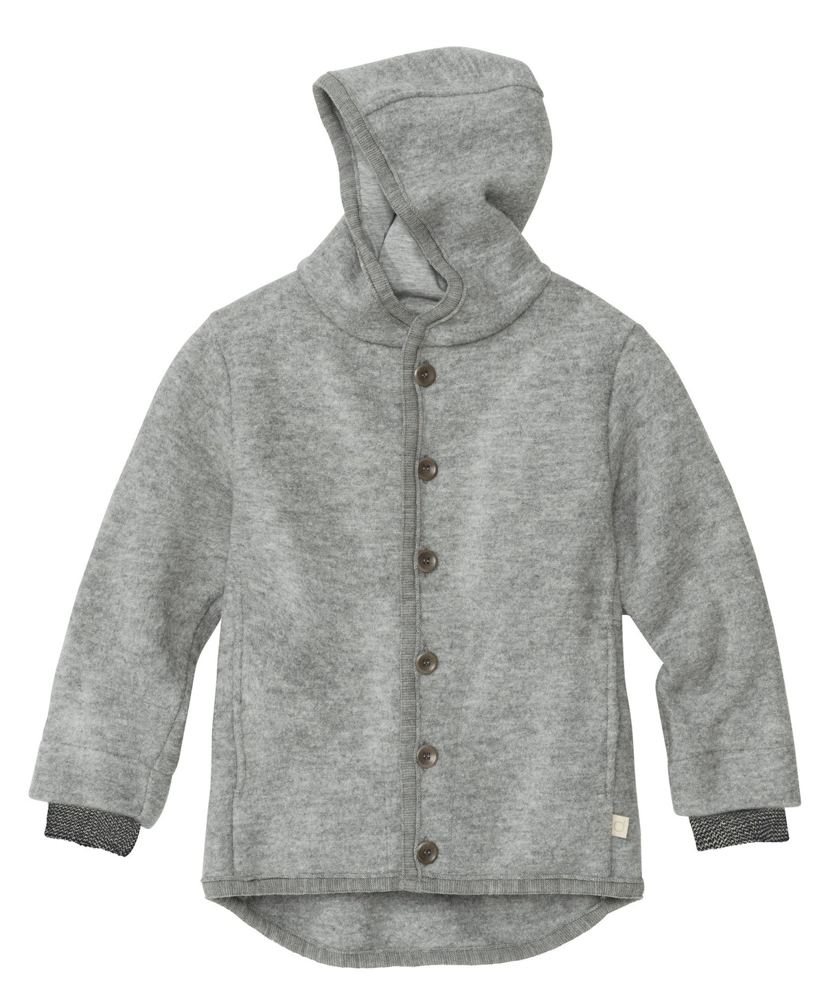Wollwalk Winterjacke in Grau von Disana