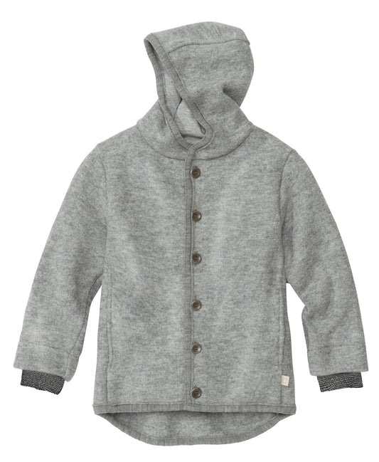 Wollwalk Winterjacke in Grau von Disana