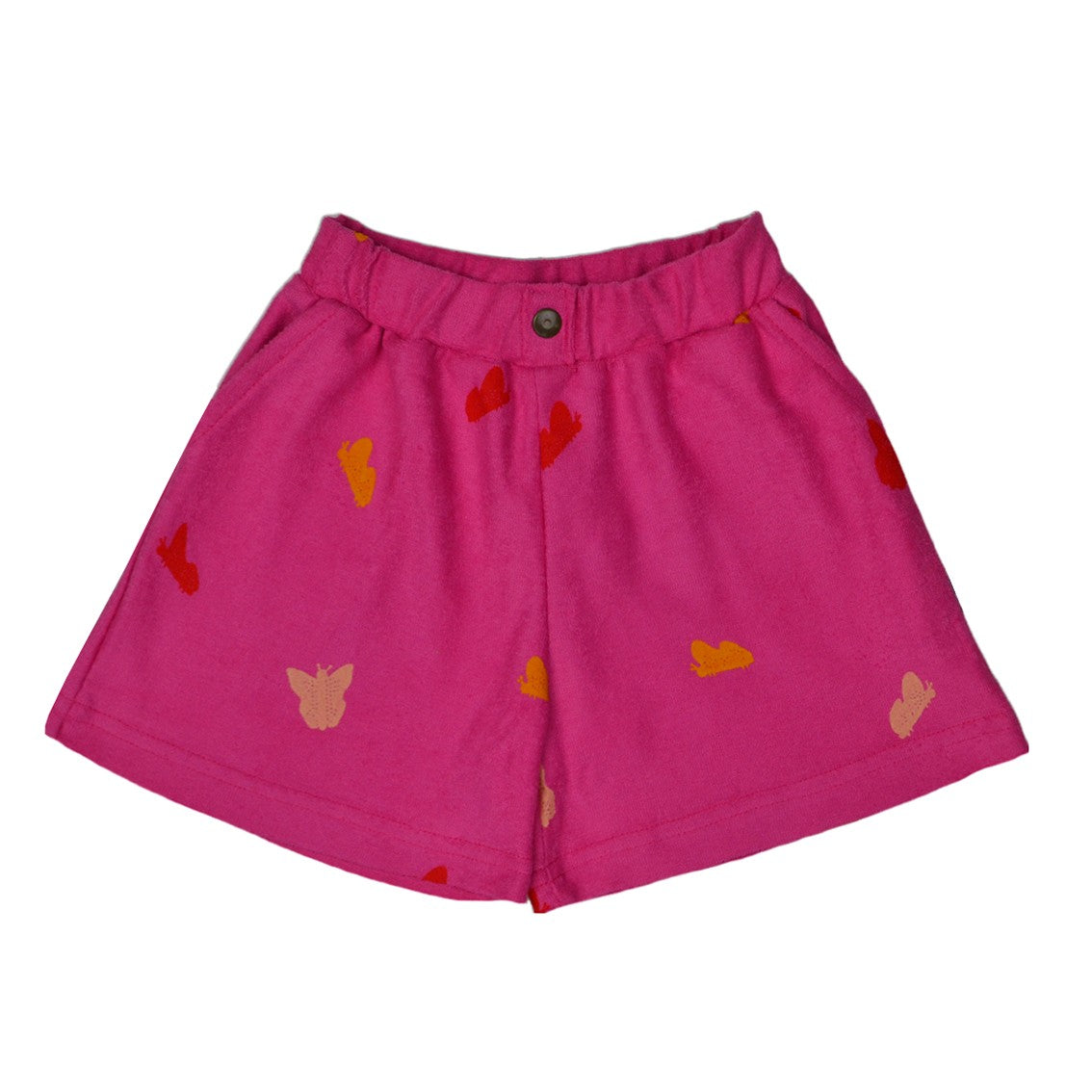 Finch Short in Frottée mit Schmetterlingen von Baba
