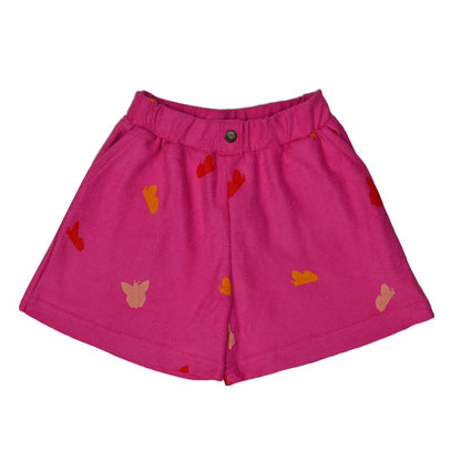 Finch Short in Frottée mit Schmetterlingen von Baba