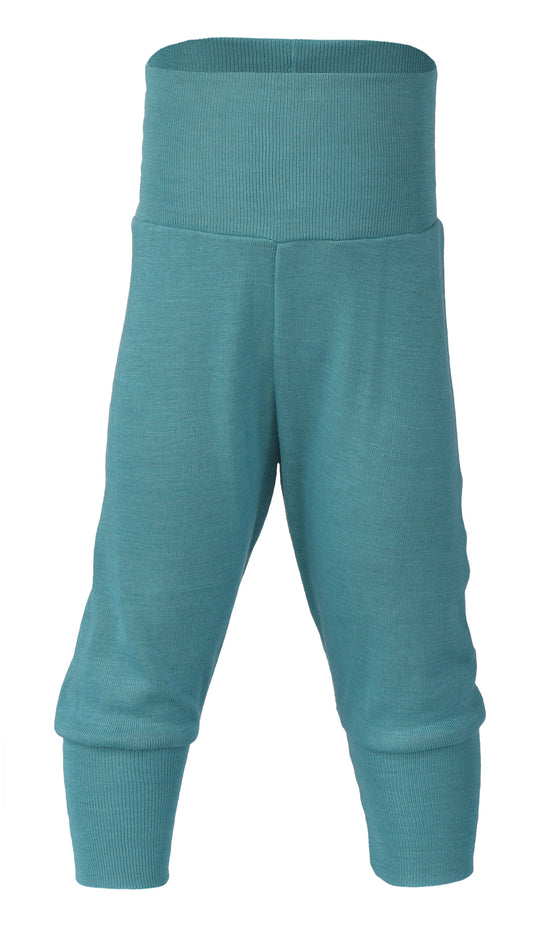 Babyhose Wolle/Seide in türkis Engel Naturtextilien
