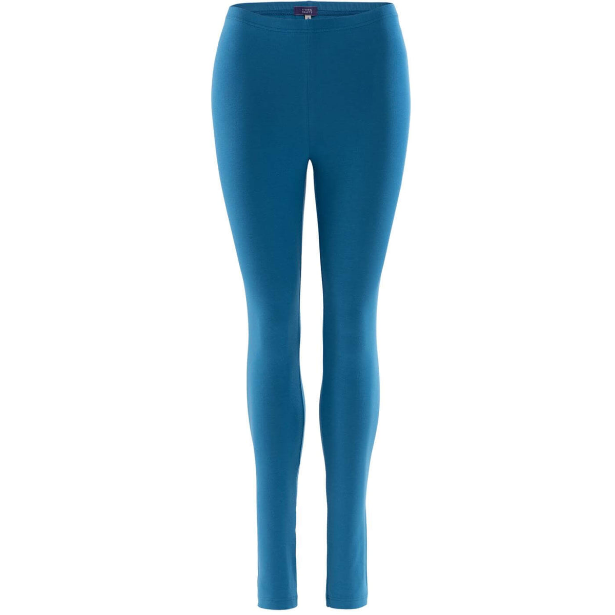 Leggings aus Bio-Baumwolle in Retro Blau von Living Craft