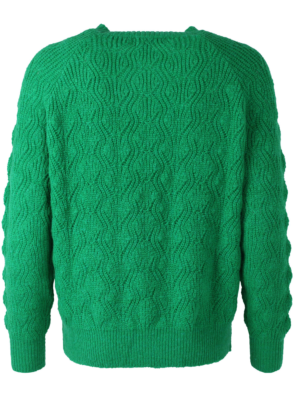 Wollpullover in Grassgrün von Danefae
