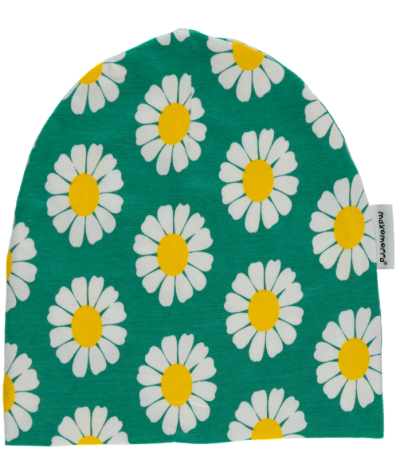 SALE: Baumwoll-Mütze mit Margeriten von Maxomorra