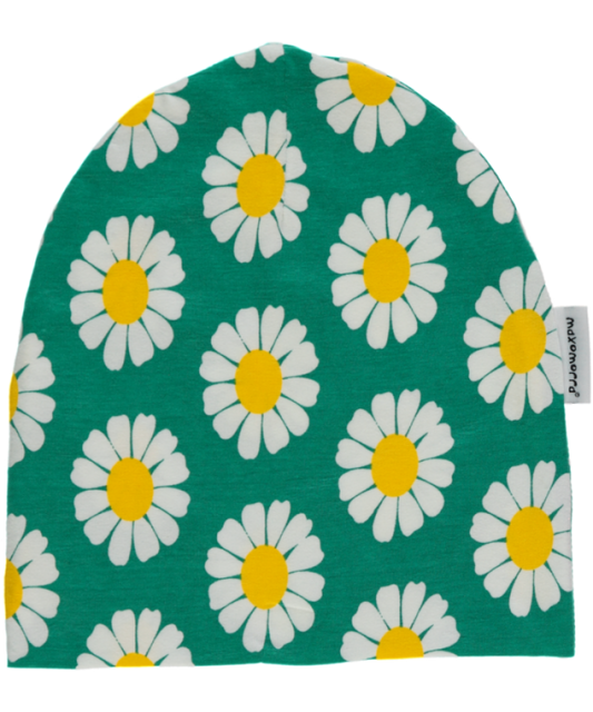 SALE: Baumwoll-Mütze mit Margeriten von Maxomorra