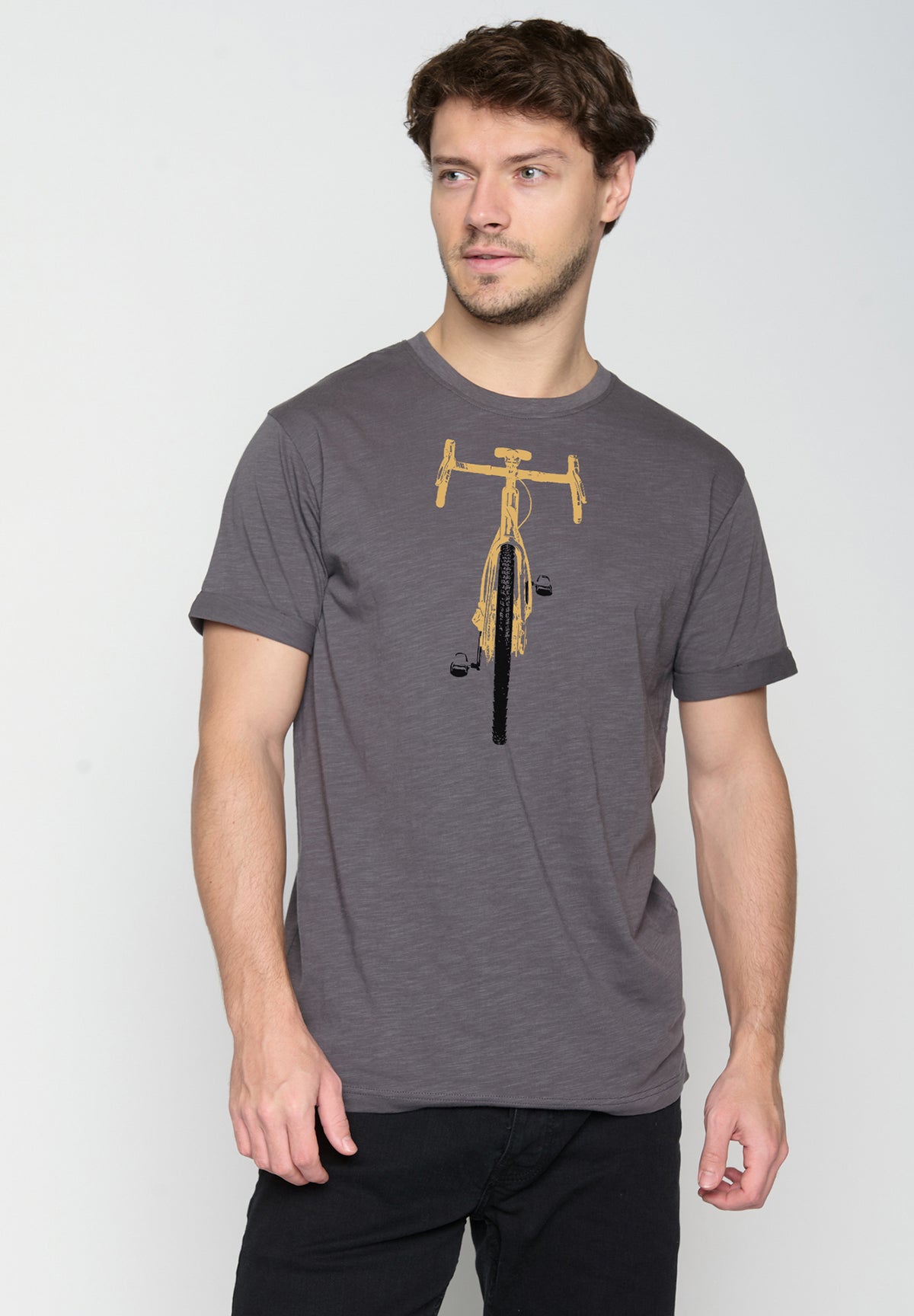 T-shirt Bike in Anthrazit Greenbomb