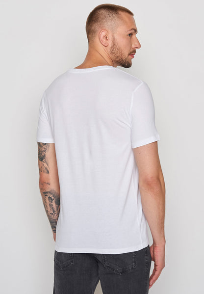SALE: T-shirt Cyclist auf Weiss von Greenbomb
