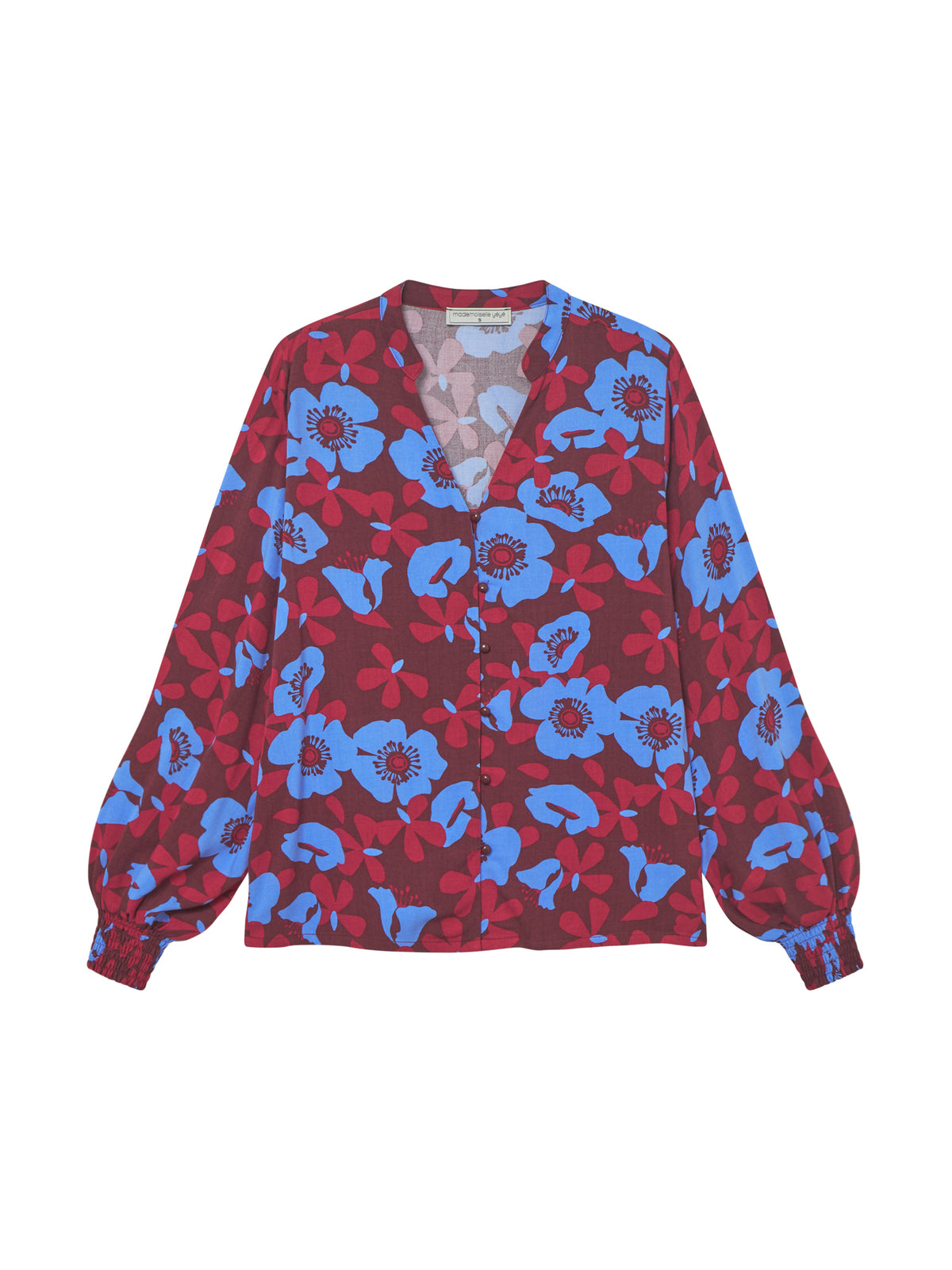 Bluse Blumen-Muster von Mademoiselle Yéyé
