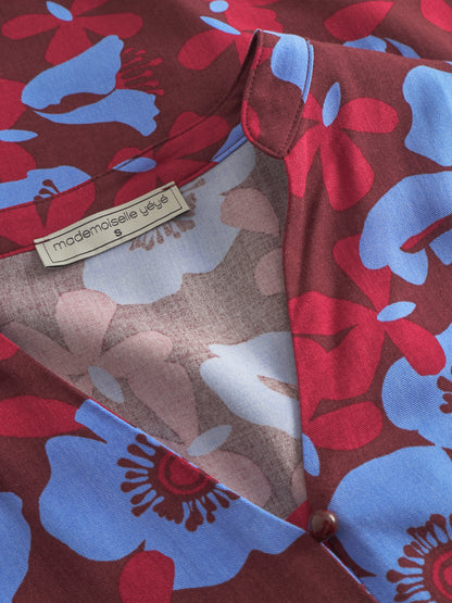 Bluse Blumen-Muster von Mademoiselle Yéyé