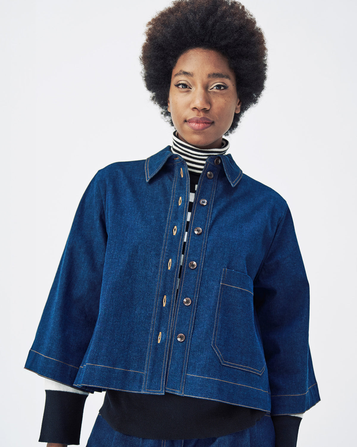 Denim Overshirt von Mademoiselle YéYé