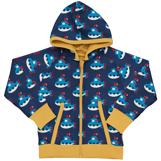 Wende-Kapuzenjacke mit U-Boot von Maxomorra
