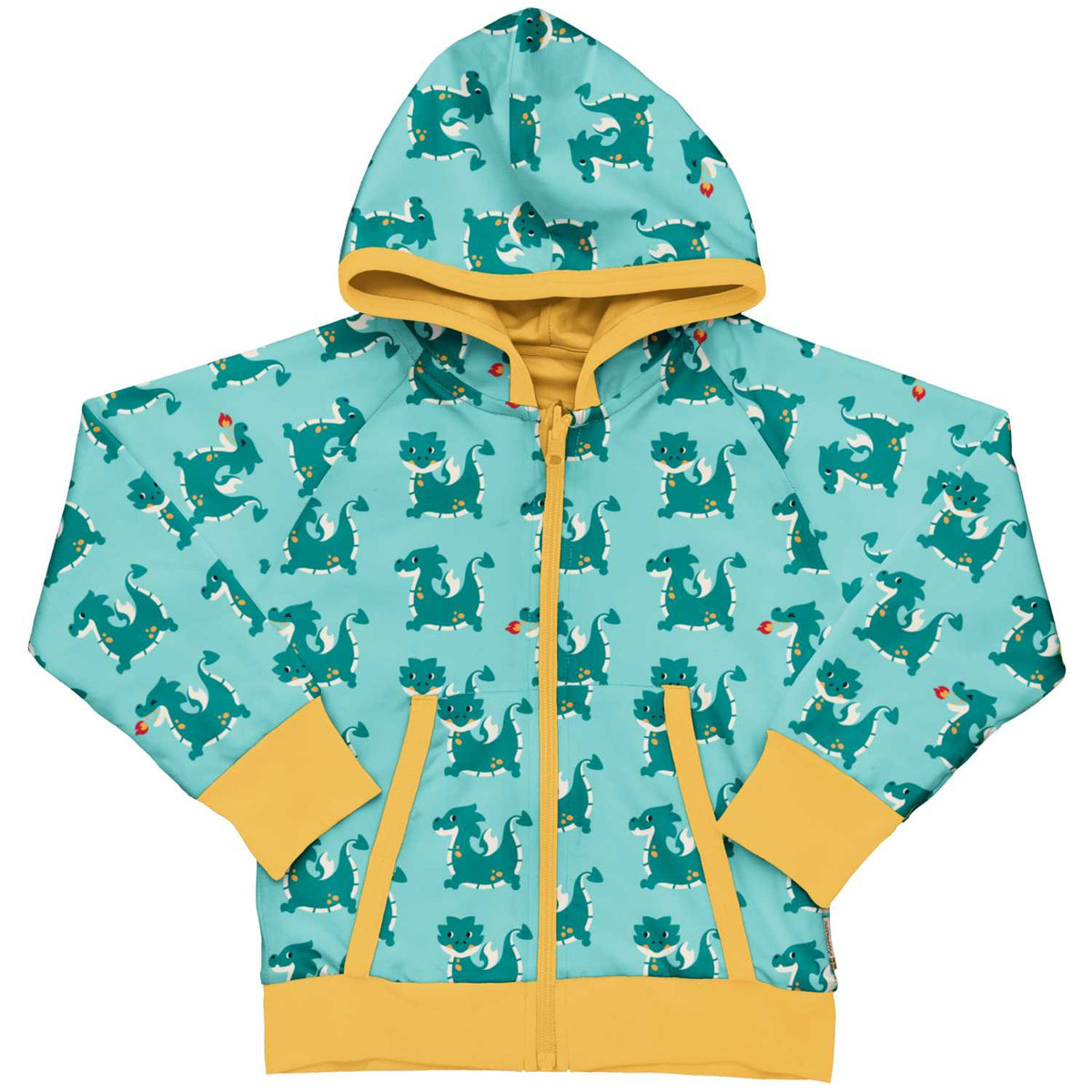 SALE: Wende-Kapuzenjacke mit Drachen von Maxomorra