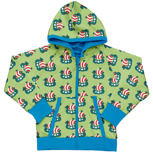 SALE -40%: Wende-Kapuzenjacke mit Wikingerschiff von Maxomorra