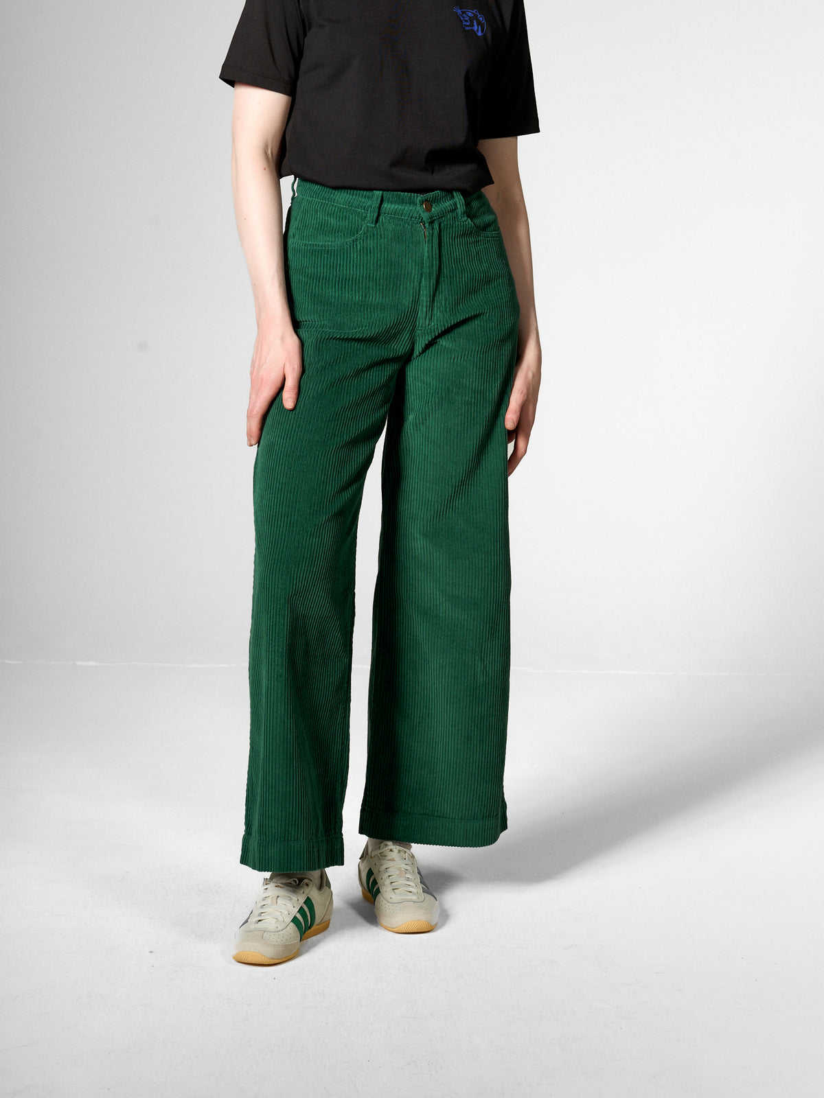 Cord-Hose in Grün von Mademoiselle Yéyé