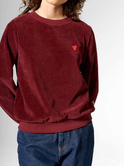 Kordsamt-Pullover von Mademoiselle YéYé