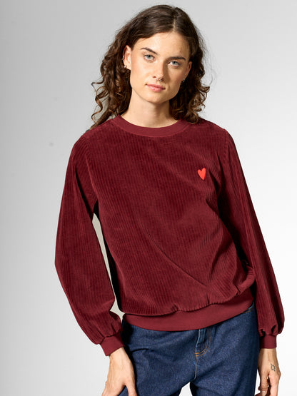 Kordsamt-Pullover von Mademoiselle YéYé