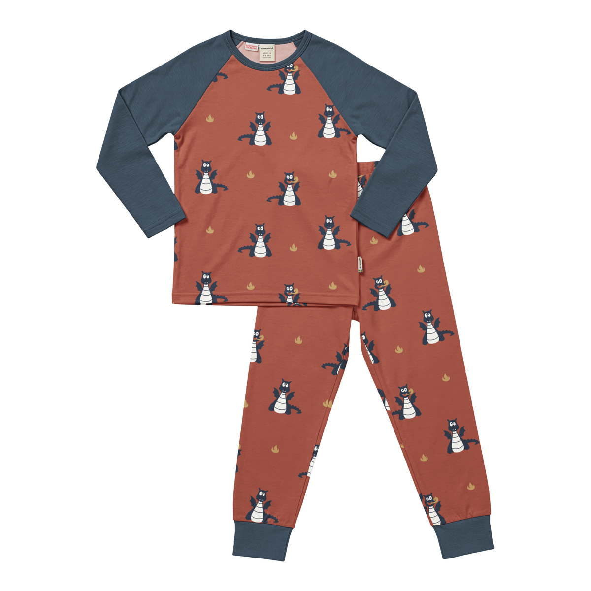 Pyjama 2-teilig mit Drachen von Maxomorra