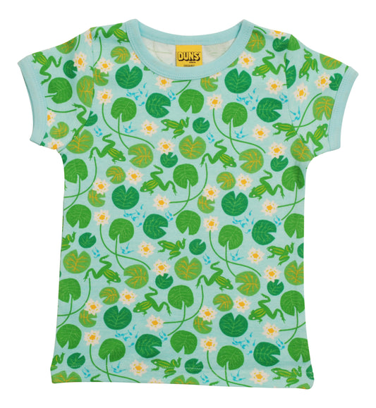 T-shirt mit Seerosen von DUNS