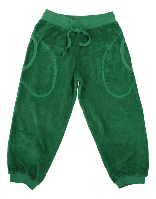 Frottée-Pants in Grün von DUNS